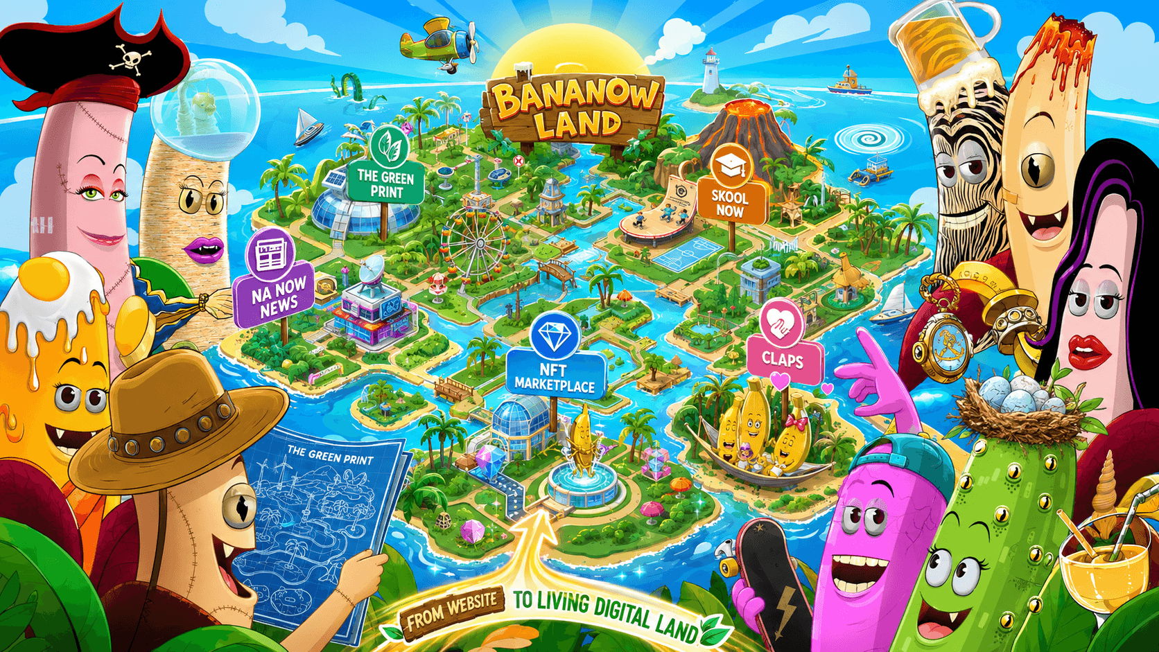 BANANOW Land Website Development: From a Simple Landing Page to a Living Digital Land