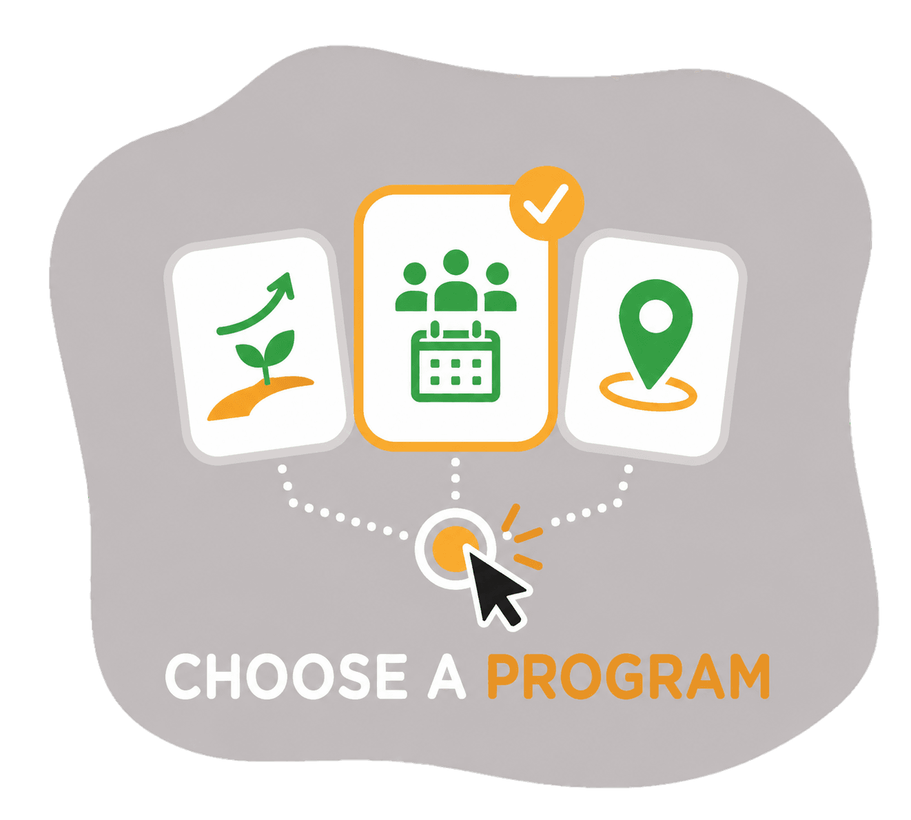 BANANOW choosing a Skool Now program illustration
